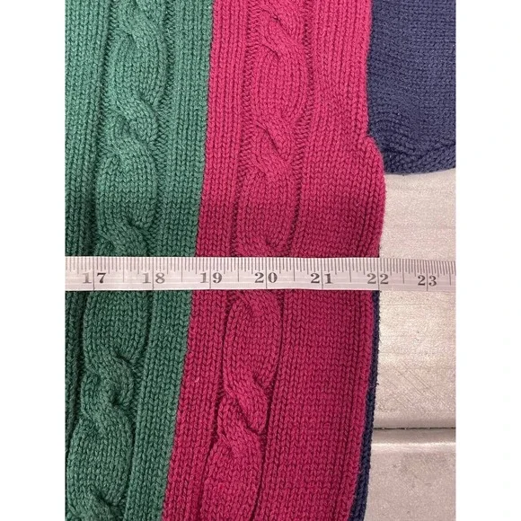 Vintage John Ashford Cable Knit Sweater Mens‎ Large - Picture 7 of 8